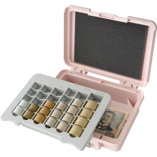 カール CARL そとレジ ポータブルキャッシュケース ピンク CX-003-P 4971760002954