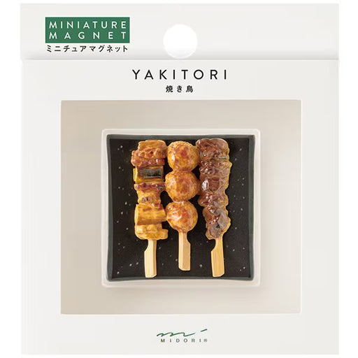 ミドリ デザインフィル DESIGNPHIL マグネット 1個入 焼き鳥柄 43409006 4902805434096（3セット）