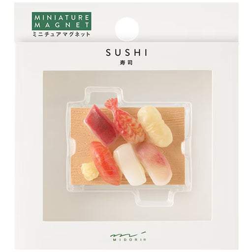 ミドリ デザインフィル DESIGNPHIL マグネット 1個入 寿司柄 43410006 4902805434102（3セット）