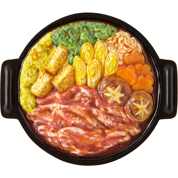 ミドリ デザインフィル DESIGNPHIL マグネット 1個入 すき焼き柄 43415006 4902805434157（3セット）