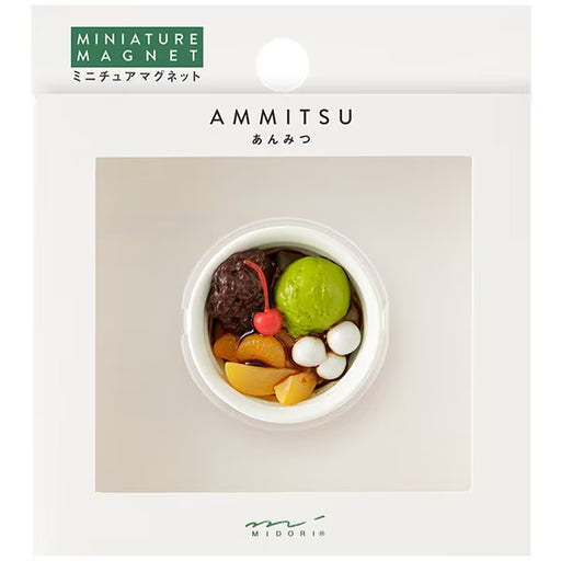 ミドリ デザインフィル DESIGNPHIL マグネット 1個入 あんみつ柄 43419006 4902805434195（3セット）