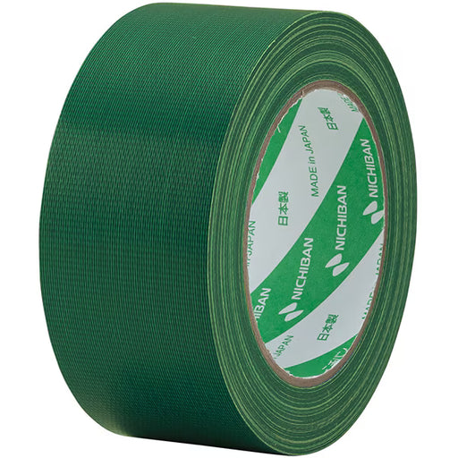 ニチバン NICHIBAN 布粘着テープ No.121N 大巻 （中軽量物封かん用） 50mm×25m 1巻入 緑 121N3-50 4987167102456
