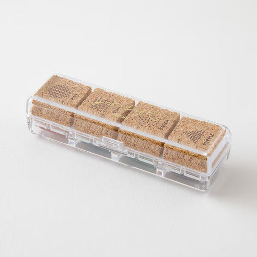 ミドリ デザインフィル DESIGNPHIL スタンプ 浸透印 ゆるログ 幾何学柄 35613006 4902805356138（2セット）