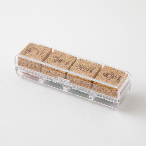 ミドリ デザインフィル DESIGNPHIL スタンプ 浸透印 ゆるログ カフェ柄 35616006 4902805356169（2セット）