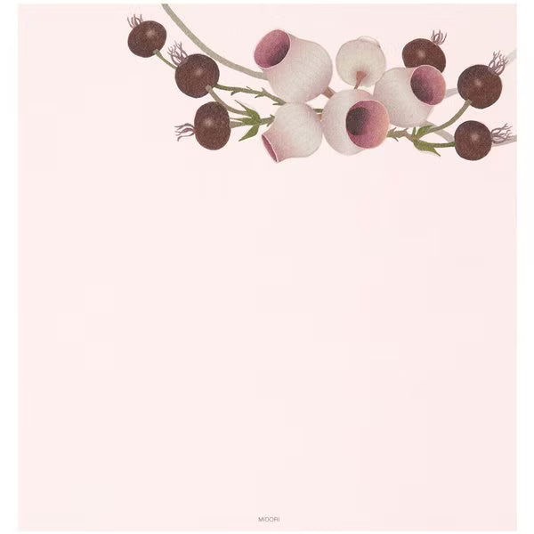 ミドリ デザインフィル DESIGNPHIL 限定 便箋177 4柄入 秋リース柄 87177006 4902805871778（5セット）