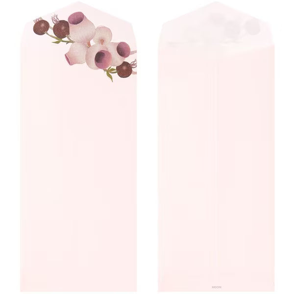 ミドリ デザインフィル DESIGNPHIL 限定 封筒178 4柄入 秋リース柄 87178006 4902805871785（5セット）