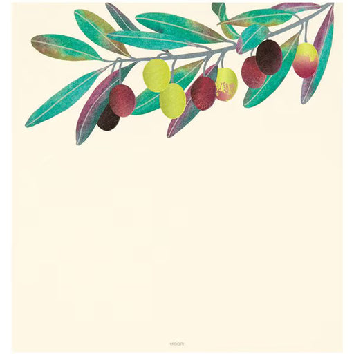 ミドリ デザインフィル DESIGNPHIL 限定 便箋179 箔 オリーブ柄 87179006 4902805871792（5セット）