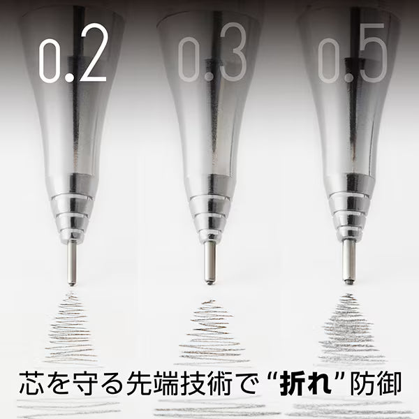 ぺんてる Pentel シャープペンシル ORENZ（オレンズ） 0.2mm ホワイト軸 XPP502-RW 4902506431301