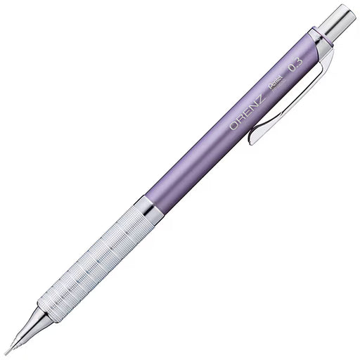 ぺんてる Pentel シャープペンシル ORENZ METAL GRIP（オレンズ メタルグリップ） 0.3mm ライトパープル軸 XPP1003G2-RV 4902506431868