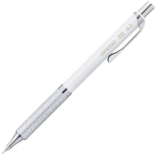 ぺんてる Pentel シャープペンシル ORENZ METAL GRIP（オレンズ メタルグリップ） 0.5mm ホワイト軸 XPP1005G2-RW 4902506432001