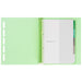 マルマン maruman ルーズリーフバインダー B5 クラルテ ライトグリーン F311-33 4979093311835
