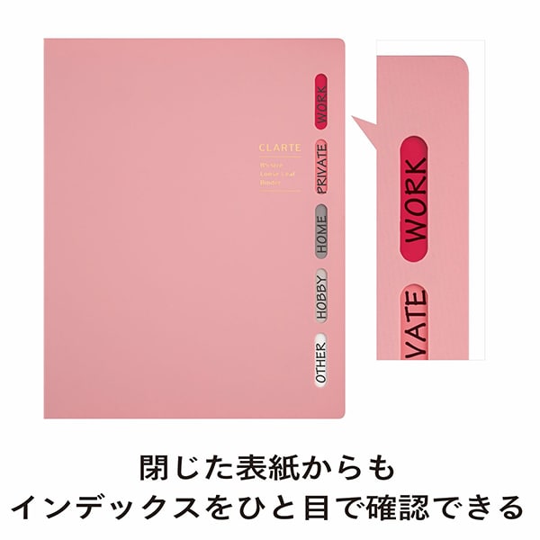 マルマン maruman ルーズリーフバインダー B5 クラルテ ライトグリーン F311-33 4979093311835