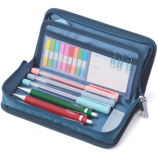 Reimei/FY1419K_Trail กล่องใส่ปากกา Navy/4902562519371 (2 ชุด)