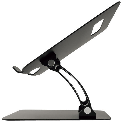 【ＡＲＣＨＩＳＳ】ノートPC用アルミスタンド 黒 AS-LUBM-BK