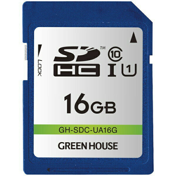 그린하우스 SDXC 카드 UHS-IU1 클래스 101 GH-SDC-UA16G 4511677128318