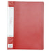 Artec สมุดปกใส B หนา A4 20 ซอง สีแดง 4521718031422