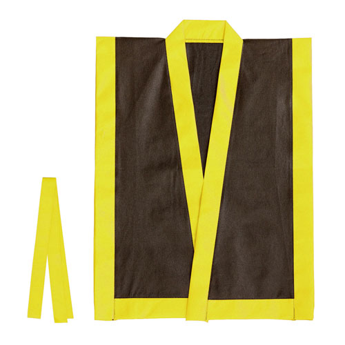 Artec Color Tecido Não Tecido Acer Uchikake Preto Amarelo Colar J (Com Obi) 4521718041285