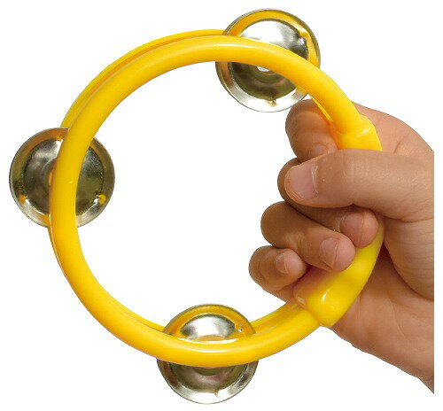 アーテック コンパクトタンバリン　黄 4521718068732