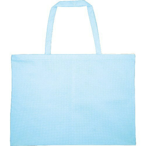 Artec work bag non-woven fabric large zipper included light blue 4521718113784