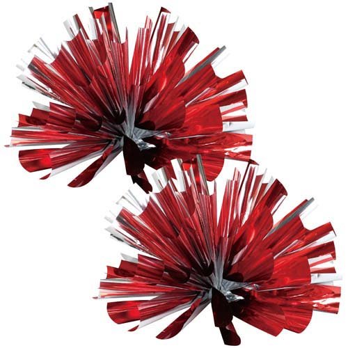 アーテック らくらくチアポンポン　レッドシルバー 4521718146058