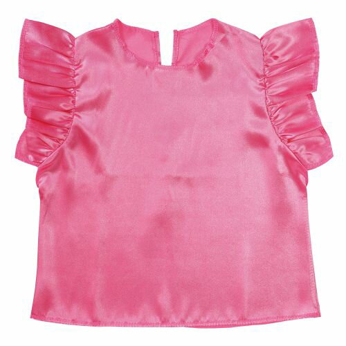 アーテック ソフトサテン　フリフリシャツ　桃 4521718150697