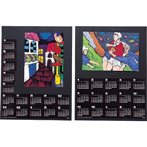 Artec dobbeltsidet sort kalender 2026 4521718208541