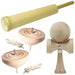 Artec Kendama, bamboo water gun, 4 piece set 4521718212913