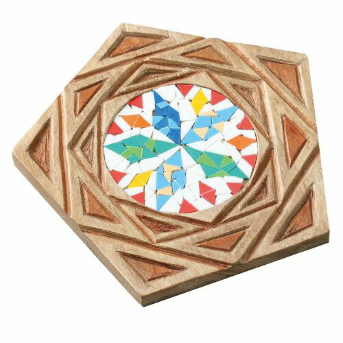 アーテック 五角コースター　プラモザイク付 4521718300627