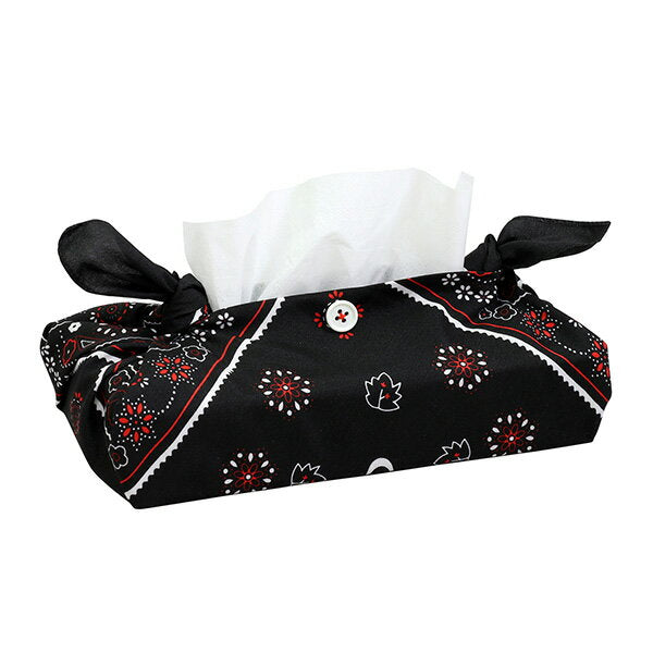 アーテック バンダナティッシュボックスカバー　黒 4521718509365