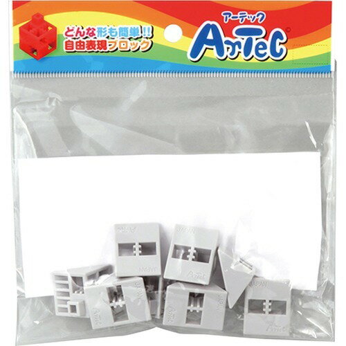 アーテック Ａｒｔｅｃブロック　三角Ａ　８Ｐ　薄グレー 4521718778112