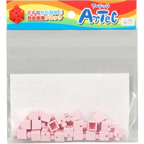 Artec Block Mini Vierkant 20P Lichtroze 4521718778211