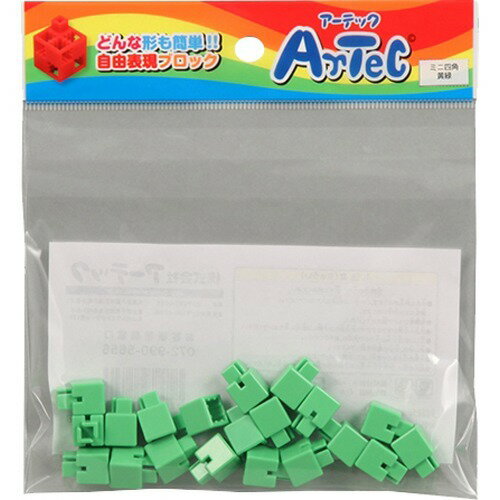 Artec Block Mini Square 20P Giallo Verde 4521718778303