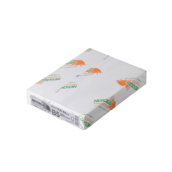 紀州製紙_ＮＥＷファインカラー６４Ｇ５００マイ B5ﾊﾟｰﾌﾟﾙ /4535449317410（10セット）