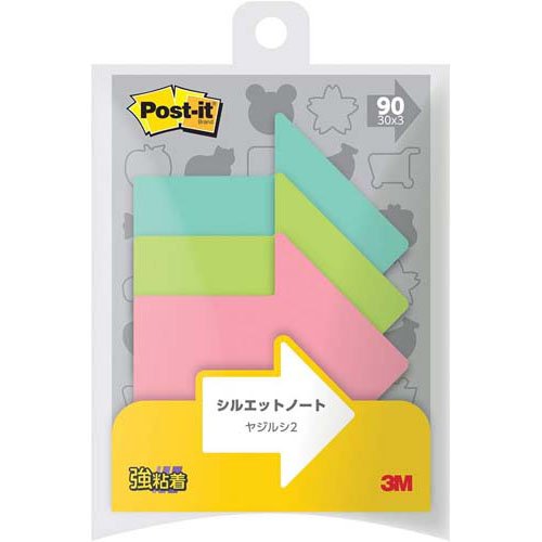 Скотч 3M Post-it SS Silhouette Note Yajir SSS-YA2 4549395968671