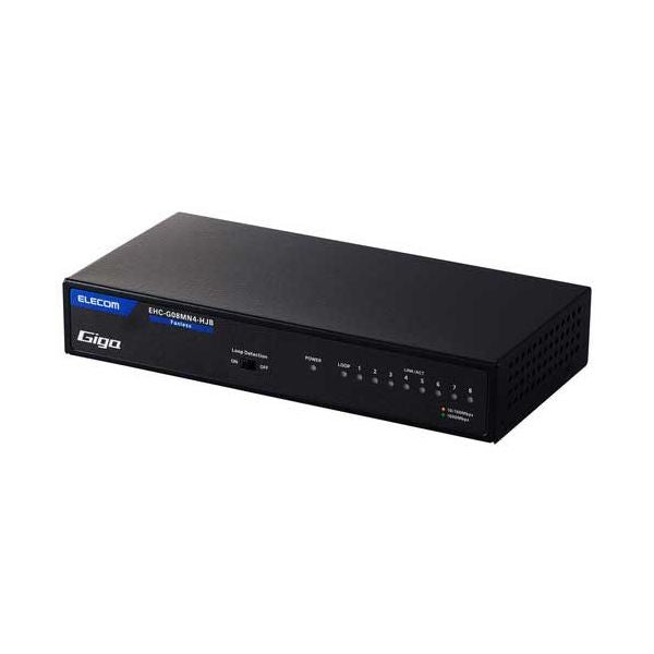 8-портовый коммутатор, совместимый с ELECOM GIGA EHCG08MN4HJB 4549550318587