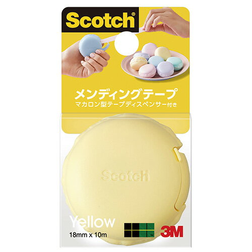スコッチ・３Ｍ メンディングテープマカロン 810MCR-YL 4550309242046