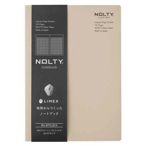 كفاءة مركز إدارة جمعية الإدارة اليابانية NOLTY Note x Limex A5 نوع السجل بيج التربة NTL1214 جمعية الإدارة اليابانية NTL1214 (10 مجموعات)