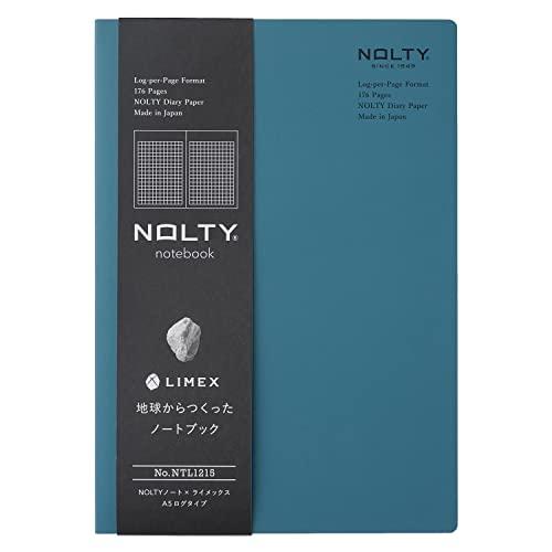 日本能率協会マネジメントセンター 能率 NOLTYノート×ライメックス A5 ログタイプ トロレイトブルー NTL1215 日本能率協会 NTL1215（10セット）