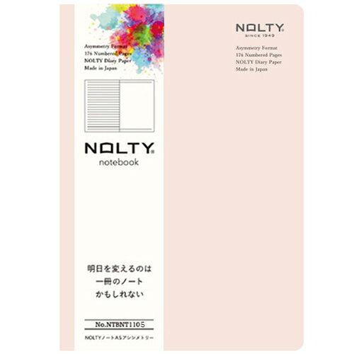 ＮＯＬＴＹノートＡ５アシンメトリーピンク NTBNT1105 日本能率協会 4900855219748（10セット）