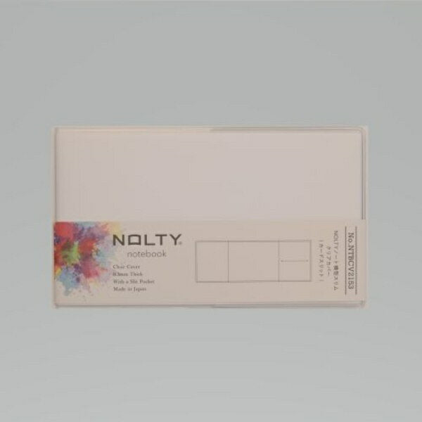 ＮＯＬＴＹノート横型スリムクリアカハ NTBCV2153 日本能率協会 4900855219823（10セット）