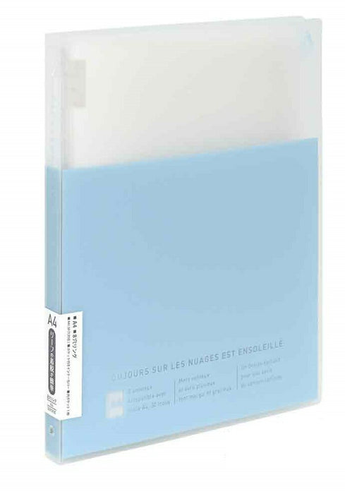 Nihon Note Kyokutou A4 Binder Blå Grå LN56BGR 4901470027732 (2 sæt)
