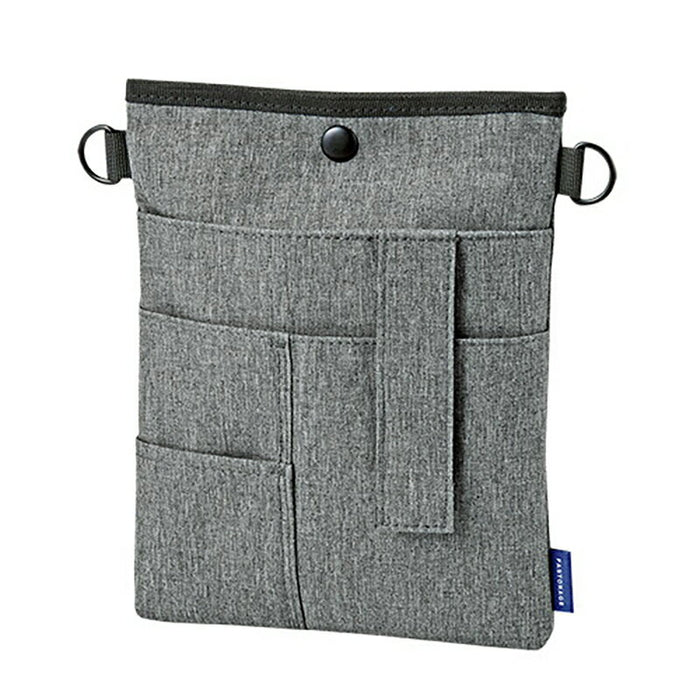 クツワ 薄型ワークポーチ（グレー）　 FS100GY 4901478156489（2セット）