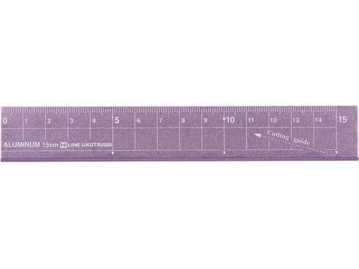クツワ_アルミ定規１５センチ XS03PU /4901478180446
