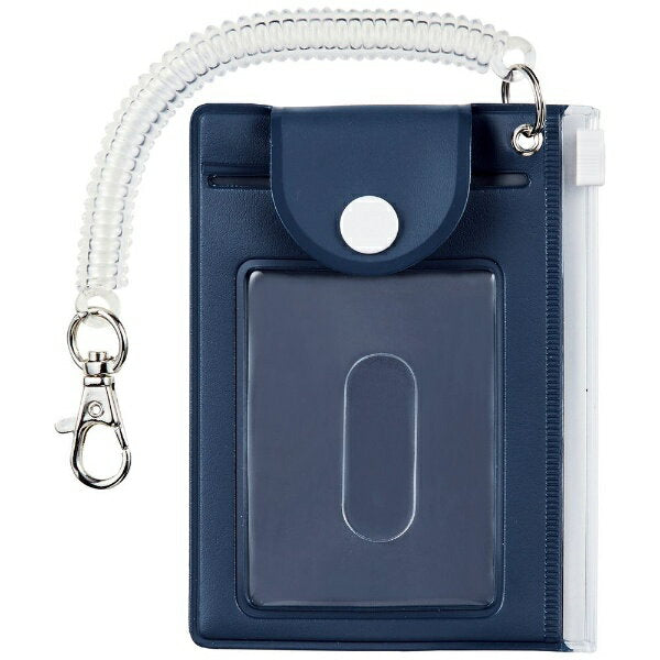 クツワ_小銭入れ付パスケース TR122BL /4901478180927（10セット）