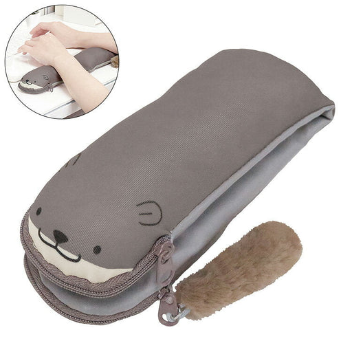 クツワ　リララペンケース（カワウソ）　　AK063B 4901478186110（10セット）