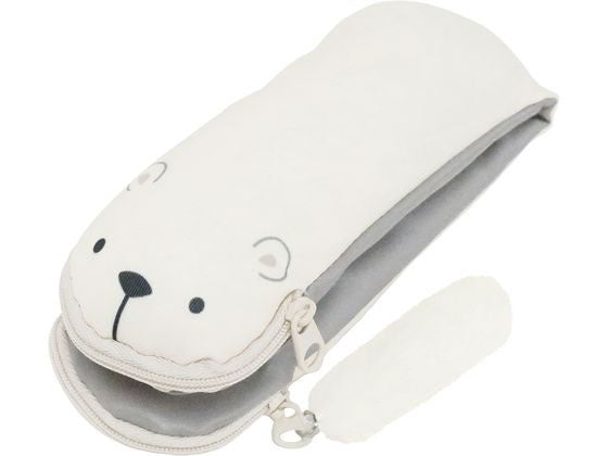クツワ　リララペンケース（シロクマ）　　AK063C 4901478186127（10セット）