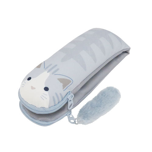 クツワ　リララペンケース（サバトラ）　AK063E 4901478186141