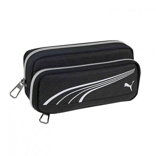 クツワ ヘザーダブルペンケース PM568BK 4901478202544（3セット）