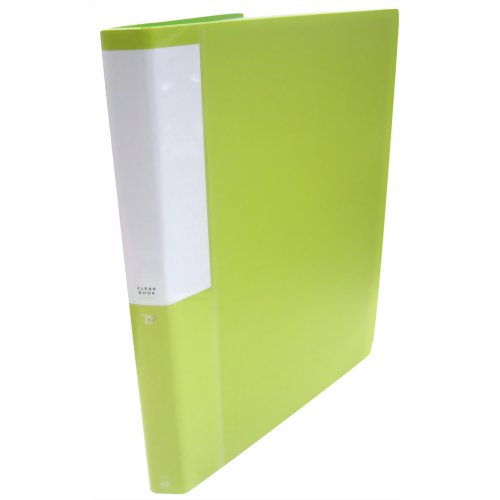 P3ﾗ-L40LG コクヨ クリヤーブック 固定式 ライトグリーン A4 40枚 コクヨ 4901480214481（10セット）