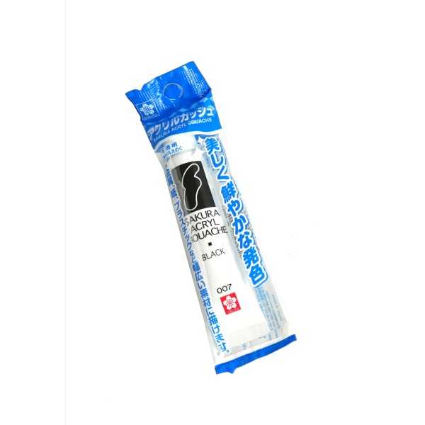 Cangkuk Gouache Akrilik Sakura Hitam AGW-SP#007 4901881500015 (5 set)